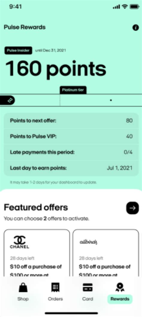 Pulse Rewards closure – Afterpay.
